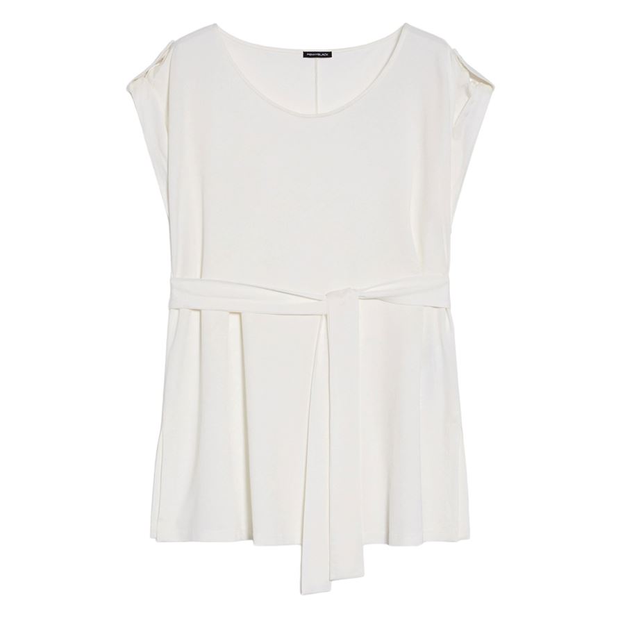 MAFALDA T-SHIRT PIQUET DI VISCOSA STRETCH Penny Black | 2411971046200001
